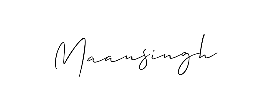 Make a beautiful signature design for name Maansingh. Use this online signature maker to create a handwritten signature for free. Maansingh signature style 2 images and pictures png