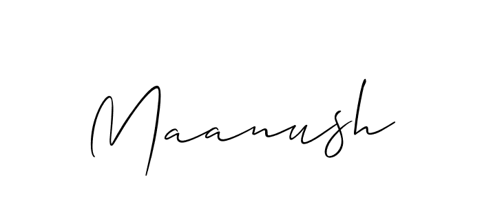 It looks lik you need a new signature style for name Maanush. Design unique handwritten (Allison_Script) signature with our free signature maker in just a few clicks. Maanush signature style 2 images and pictures png