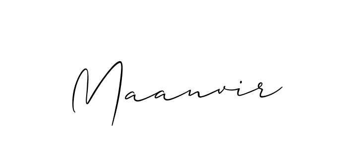 Maanvir stylish signature style. Best Handwritten Sign (Allison_Script) for my name. Handwritten Signature Collection Ideas for my name Maanvir. Maanvir signature style 2 images and pictures png