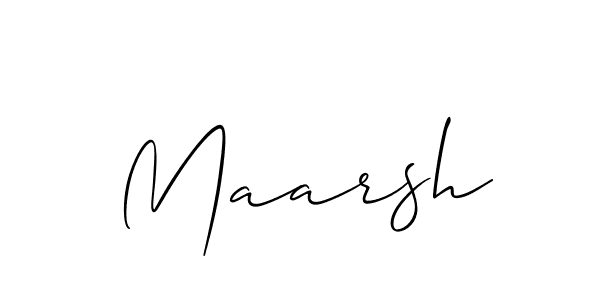 Make a beautiful signature design for name Maarsh. Use this online signature maker to create a handwritten signature for free. Maarsh signature style 2 images and pictures png
