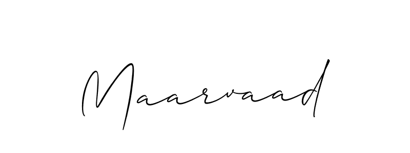 How to Draw Maarvaad signature style? Allison_Script is a latest design signature styles for name Maarvaad. Maarvaad signature style 2 images and pictures png