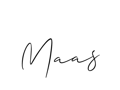 Also we have Maas name is the best signature style. Create professional handwritten signature collection using Allison_Script autograph style. Maas signature style 2 images and pictures png