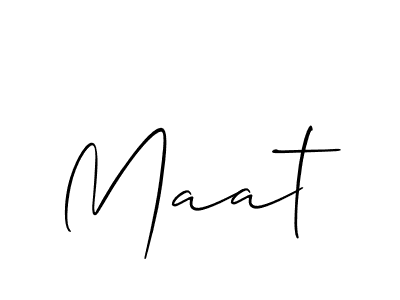 Best and Professional Signature Style for Maat. Allison_Script Best Signature Style Collection. Maat signature style 2 images and pictures png