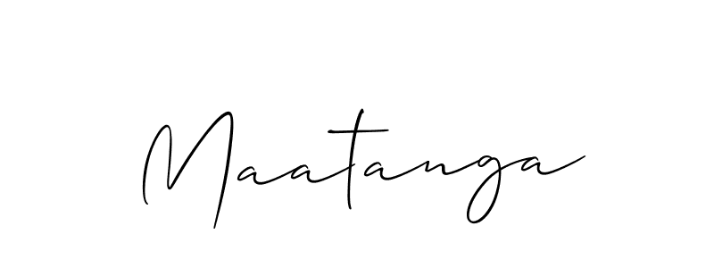 Check out images of Autograph of Maatanga name. Actor Maatanga Signature Style. Allison_Script is a professional sign style online. Maatanga signature style 2 images and pictures png