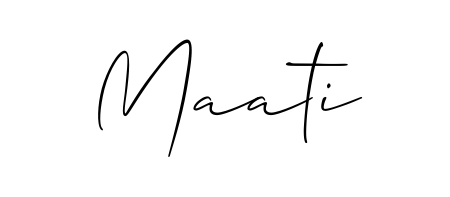 Create a beautiful signature design for name Maati. With this signature (Allison_Script) fonts, you can make a handwritten signature for free. Maati signature style 2 images and pictures png