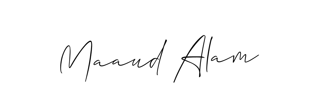 Once you've used our free online signature maker to create your best signature Allison_Script style, it's time to enjoy all of the benefits that Maaud Alam name signing documents. Maaud Alam signature style 2 images and pictures png