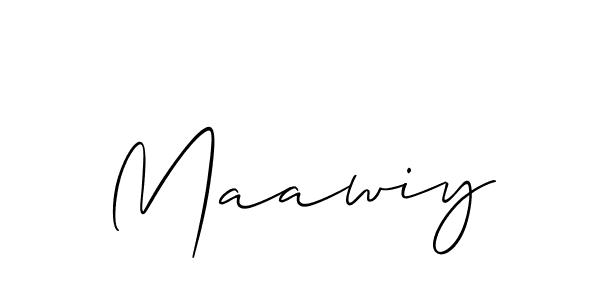 How to Draw Maawiy signature style? Allison_Script is a latest design signature styles for name Maawiy. Maawiy signature style 2 images and pictures png