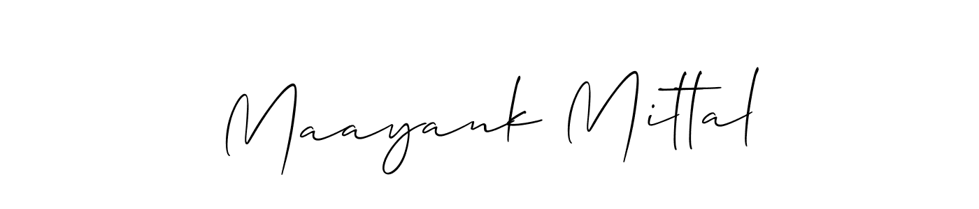 if you are searching for the best signature style for your name Maayank Mittal. so please give up your signature search. here we have designed multiple signature styles  using Allison_Script. Maayank Mittal signature style 2 images and pictures png