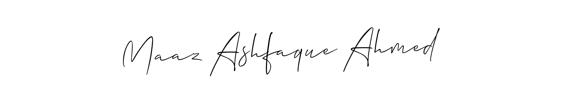 Best and Professional Signature Style for Maaz Ashfaque Ahmed. Allison_Script Best Signature Style Collection. Maaz Ashfaque Ahmed signature style 2 images and pictures png