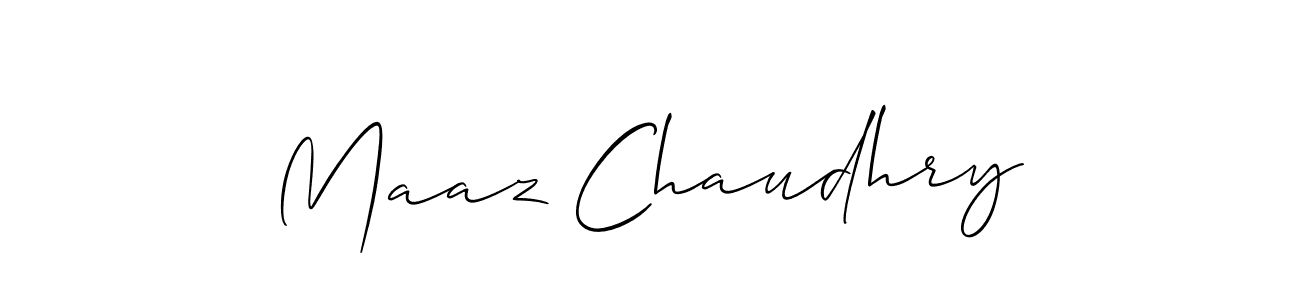 Once you've used our free online signature maker to create your best signature Allison_Script style, it's time to enjoy all of the benefits that Maaz Chaudhry name signing documents. Maaz Chaudhry signature style 2 images and pictures png