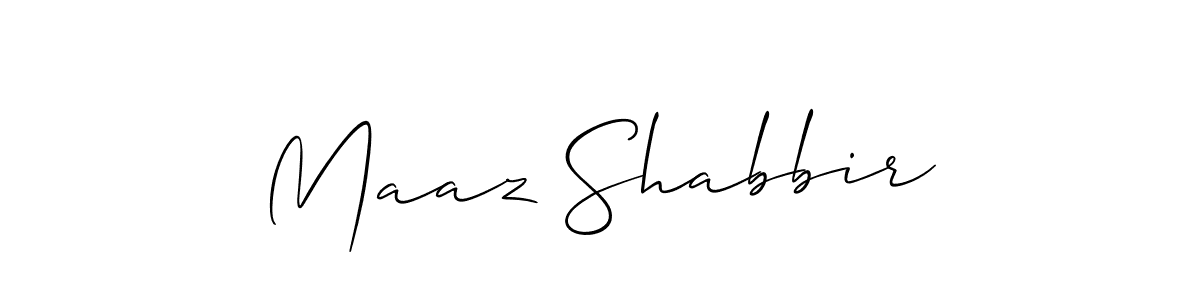 if you are searching for the best signature style for your name Maaz Shabbir. so please give up your signature search. here we have designed multiple signature styles  using Allison_Script. Maaz Shabbir signature style 2 images and pictures png