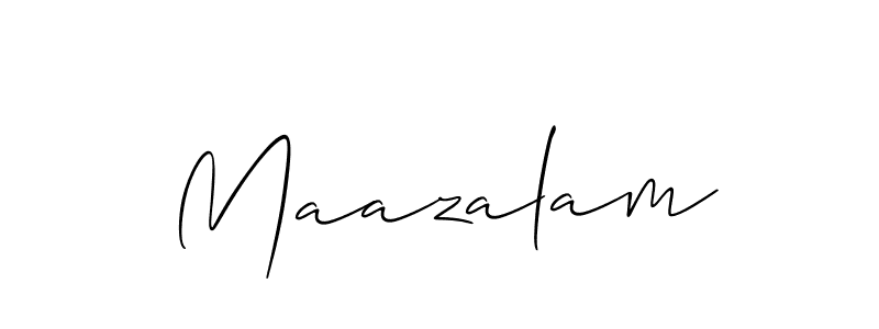 Check out images of Autograph of Maazalam name. Actor Maazalam Signature Style. Allison_Script is a professional sign style online. Maazalam signature style 2 images and pictures png
