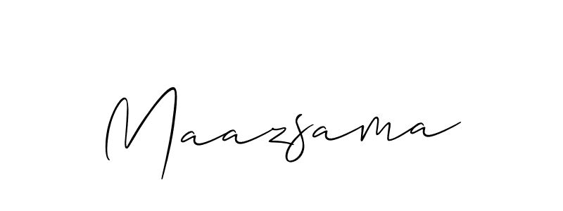 Make a beautiful signature design for name Maazsama. Use this online signature maker to create a handwritten signature for free. Maazsama signature style 2 images and pictures png