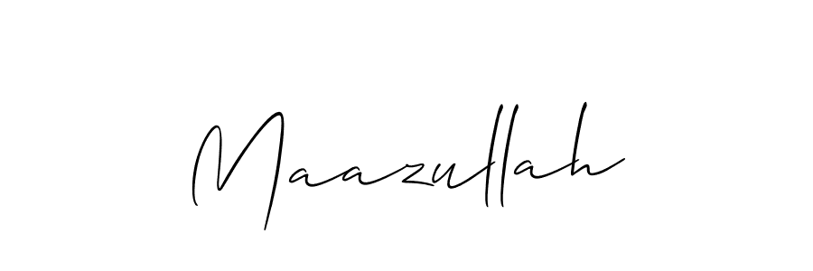 How to Draw Maazullah signature style? Allison_Script is a latest design signature styles for name Maazullah. Maazullah signature style 2 images and pictures png