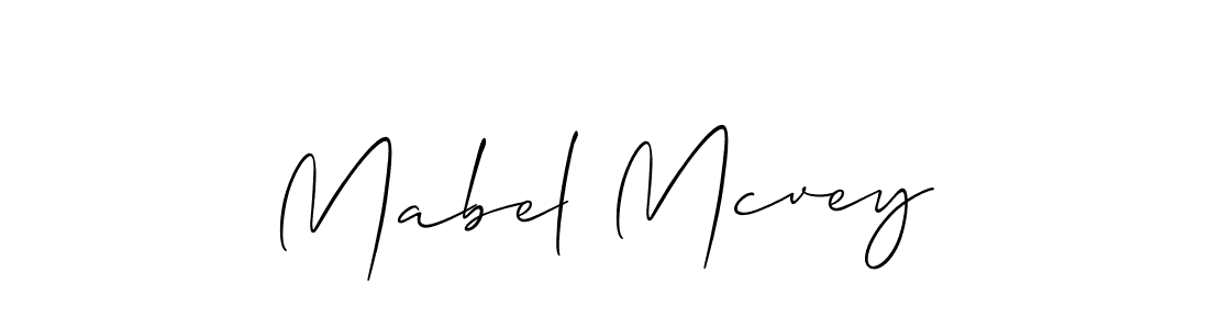 You should practise on your own different ways (Allison_Script) to write your name (Mabel Mcvey) in signature. don't let someone else do it for you. Mabel Mcvey signature style 2 images and pictures png