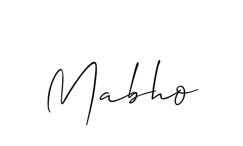 if you are searching for the best signature style for your name Mabho. so please give up your signature search. here we have designed multiple signature styles  using Allison_Script. Mabho signature style 2 images and pictures png