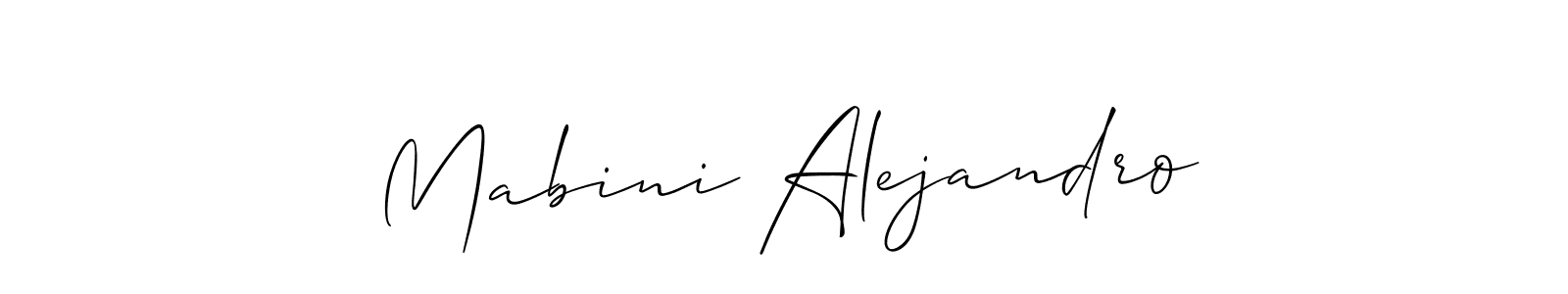 Once you've used our free online signature maker to create your best signature Allison_Script style, it's time to enjoy all of the benefits that Mabini Alejandro name signing documents. Mabini Alejandro signature style 2 images and pictures png