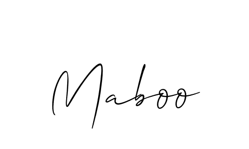 How to Draw Maboo signature style? Allison_Script is a latest design signature styles for name Maboo. Maboo signature style 2 images and pictures png