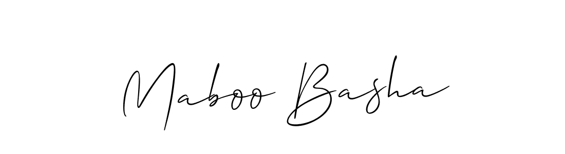 Make a short Maboo Basha signature style. Manage your documents anywhere anytime using Allison_Script. Create and add eSignatures, submit forms, share and send files easily. Maboo Basha signature style 2 images and pictures png