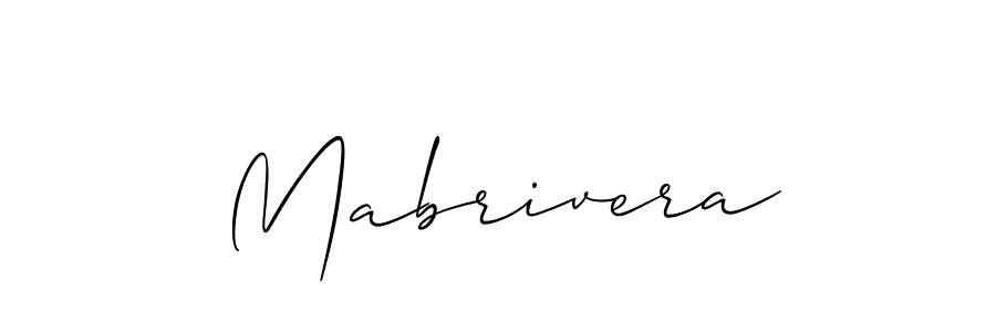 Mabrivera stylish signature style. Best Handwritten Sign (Allison_Script) for my name. Handwritten Signature Collection Ideas for my name Mabrivera. Mabrivera signature style 2 images and pictures png
