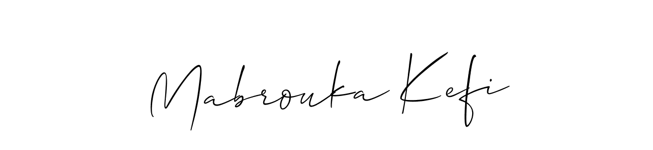 Check out images of Autograph of Mabrouka Kefi name. Actor Mabrouka Kefi Signature Style. Allison_Script is a professional sign style online. Mabrouka Kefi signature style 2 images and pictures png