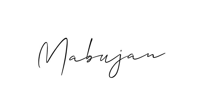 You can use this online signature creator to create a handwritten signature for the name Mabujan. This is the best online autograph maker. Mabujan signature style 2 images and pictures png