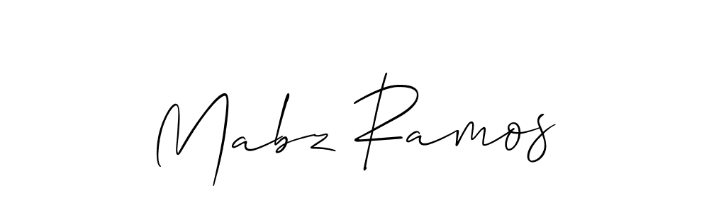 How to Draw Mabz Ramos signature style? Allison_Script is a latest design signature styles for name Mabz Ramos. Mabz Ramos signature style 2 images and pictures png