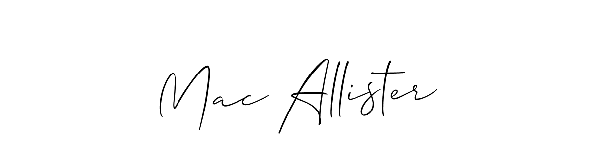 Similarly Allison_Script is the best handwritten signature design. Signature creator online .You can use it as an online autograph creator for name Mac Allister. Mac Allister signature style 2 images and pictures png