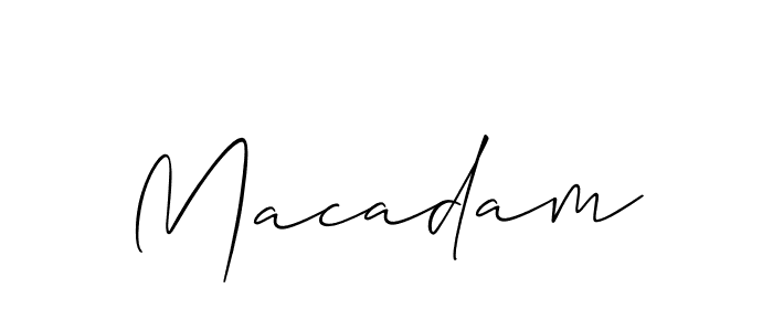 Also You can easily find your signature by using the search form. We will create Macadam name handwritten signature images for you free of cost using Allison_Script sign style. Macadam signature style 2 images and pictures png