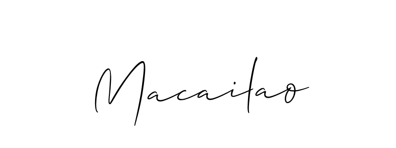 Best and Professional Signature Style for Macailao. Allison_Script Best Signature Style Collection. Macailao signature style 2 images and pictures png