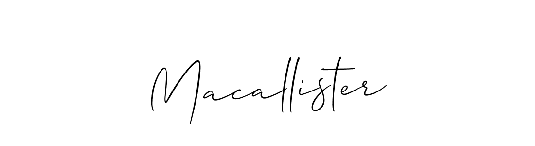 Also we have Macallister name is the best signature style. Create professional handwritten signature collection using Allison_Script autograph style. Macallister signature style 2 images and pictures png