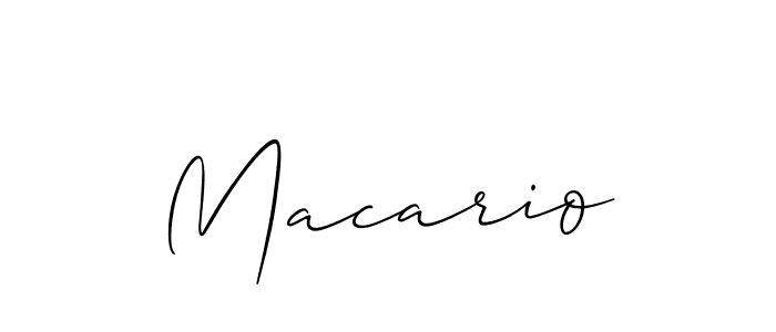 Once you've used our free online signature maker to create your best signature Allison_Script style, it's time to enjoy all of the benefits that Macario name signing documents. Macario signature style 2 images and pictures png