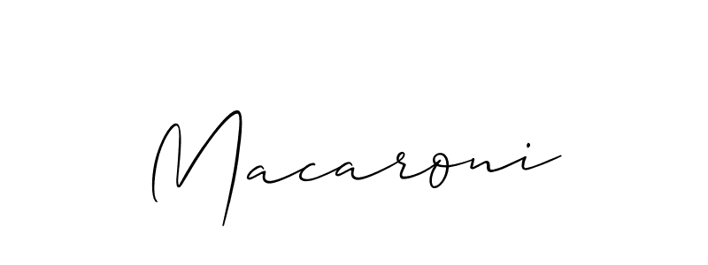 Once you've used our free online signature maker to create your best signature Allison_Script style, it's time to enjoy all of the benefits that Macaroni name signing documents. Macaroni signature style 2 images and pictures png