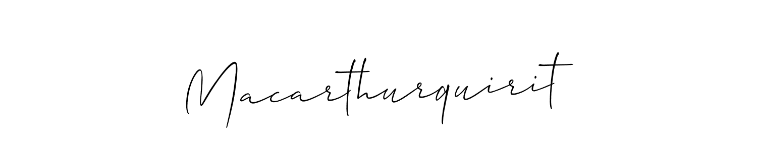 Here are the top 10 professional signature styles for the name Macarthurquirit. These are the best autograph styles you can use for your name. Macarthurquirit signature style 2 images and pictures png