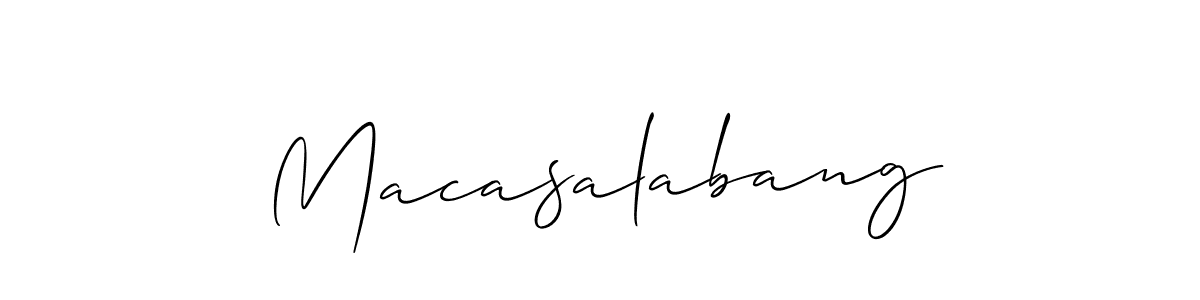 This is the best signature style for the Macasalabang name. Also you like these signature font (Allison_Script). Mix name signature. Macasalabang signature style 2 images and pictures png