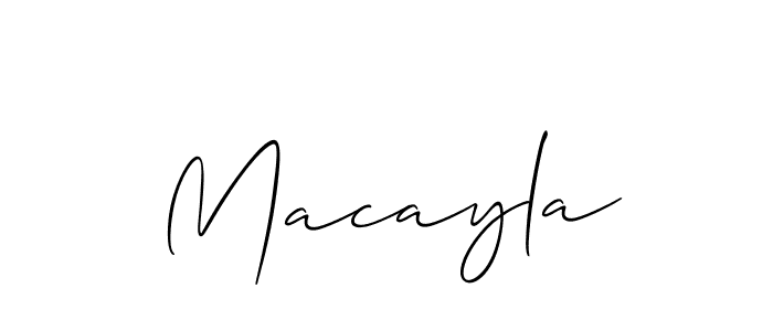Make a beautiful signature design for name Macayla. Use this online signature maker to create a handwritten signature for free. Macayla signature style 2 images and pictures png