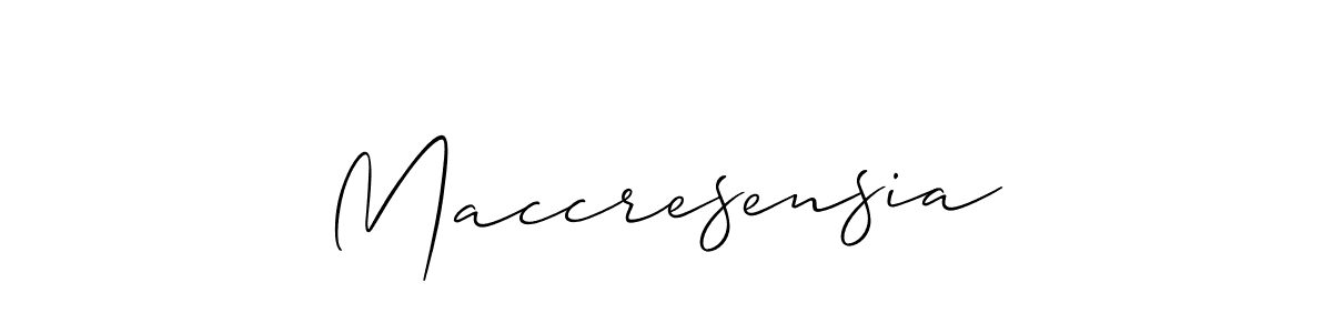 Here are the top 10 professional signature styles for the name Maccresensia. These are the best autograph styles you can use for your name. Maccresensia signature style 2 images and pictures png