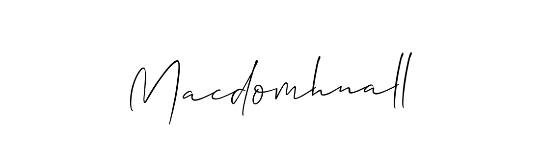 The best way (Allison_Script) to make a short signature is to pick only two or three words in your name. The name Macdomhnall include a total of six letters. For converting this name. Macdomhnall signature style 2 images and pictures png