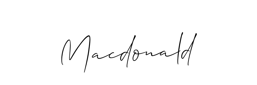 if you are searching for the best signature style for your name Macdonald. so please give up your signature search. here we have designed multiple signature styles  using Allison_Script. Macdonald signature style 2 images and pictures png