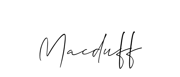 Similarly Allison_Script is the best handwritten signature design. Signature creator online .You can use it as an online autograph creator for name Macduff. Macduff signature style 2 images and pictures png