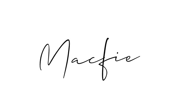 It looks lik you need a new signature style for name Macfie. Design unique handwritten (Allison_Script) signature with our free signature maker in just a few clicks. Macfie signature style 2 images and pictures png