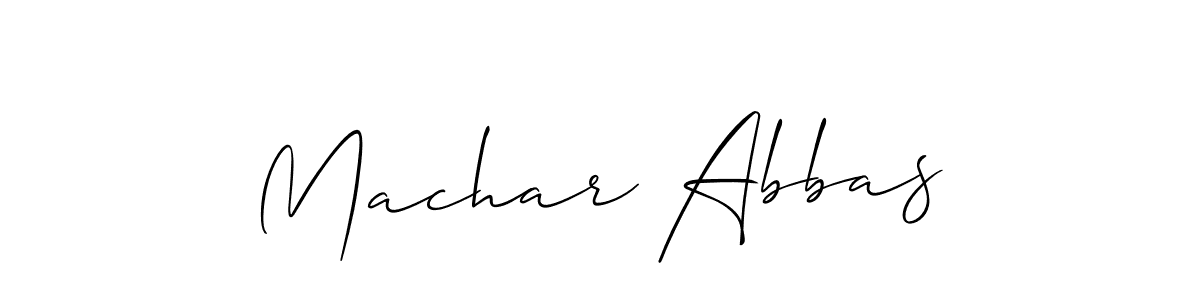 This is the best signature style for the Machar Abbas name. Also you like these signature font (Allison_Script). Mix name signature. Machar Abbas signature style 2 images and pictures png