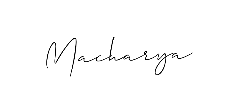 Also You can easily find your signature by using the search form. We will create Macharya name handwritten signature images for you free of cost using Allison_Script sign style. Macharya signature style 2 images and pictures png