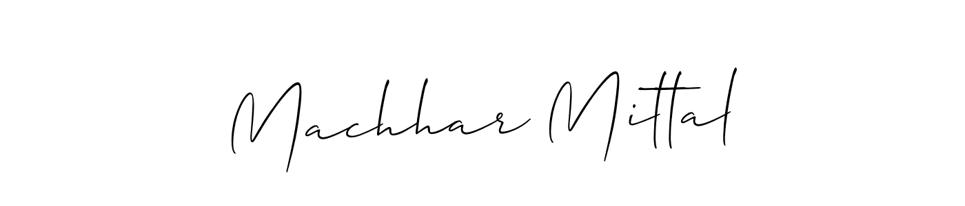 Best and Professional Signature Style for Machhar Mittal. Allison_Script Best Signature Style Collection. Machhar Mittal signature style 2 images and pictures png