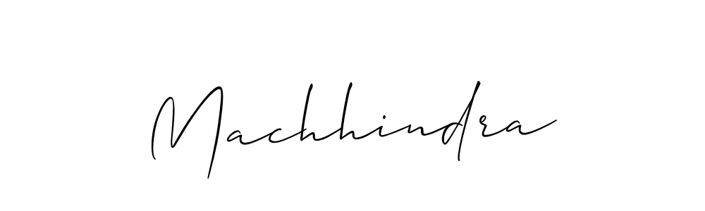 Create a beautiful signature design for name Machhindra. With this signature (Allison_Script) fonts, you can make a handwritten signature for free. Machhindra signature style 2 images and pictures png