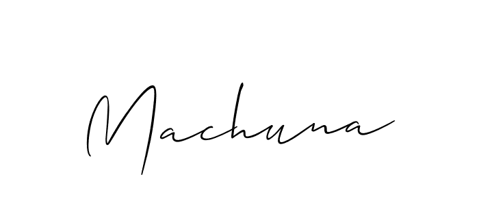 Here are the top 10 professional signature styles for the name Machuna. These are the best autograph styles you can use for your name. Machuna signature style 2 images and pictures png