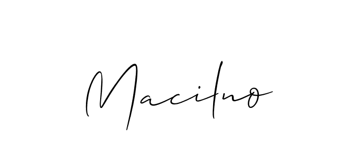 You should practise on your own different ways (Allison_Script) to write your name (Macilno) in signature. don't let someone else do it for you. Macilno signature style 2 images and pictures png