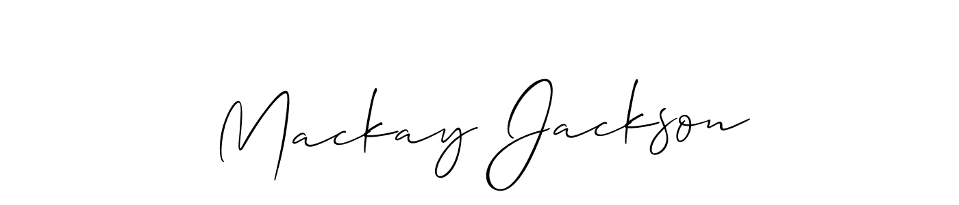 Similarly Allison_Script is the best handwritten signature design. Signature creator online .You can use it as an online autograph creator for name Mackay Jackson. Mackay Jackson signature style 2 images and pictures png