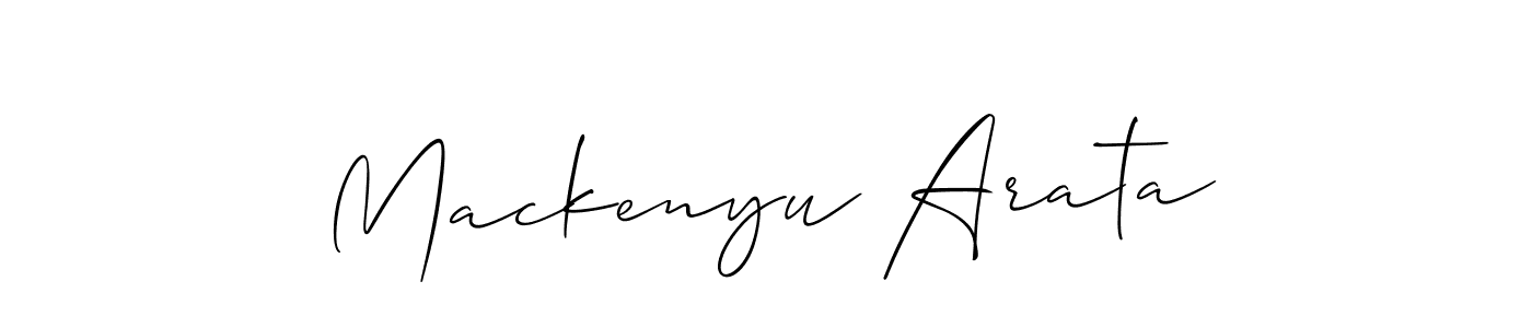 Make a beautiful signature design for name Mackenyu Arata. Use this online signature maker to create a handwritten signature for free. Mackenyu Arata signature style 2 images and pictures png