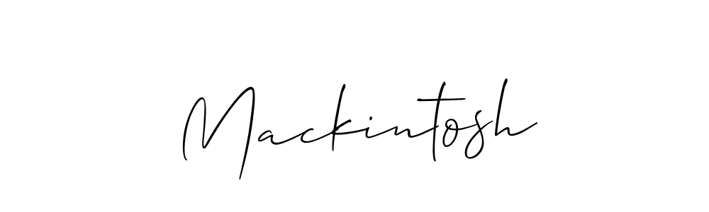 How to make Mackintosh name signature. Use Allison_Script style for creating short signs online. This is the latest handwritten sign. Mackintosh signature style 2 images and pictures png